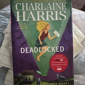 Charlaine Harris 'Deadlocked' Hardcover Book